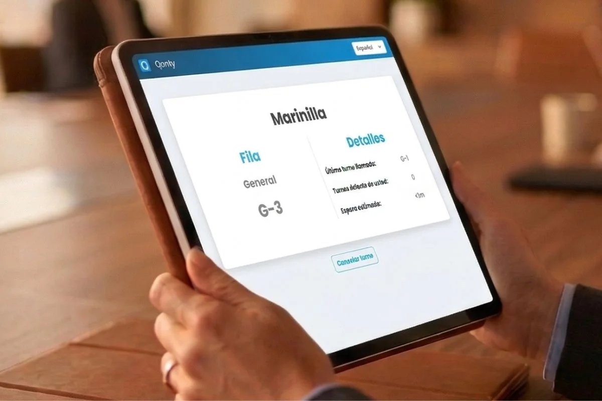 Tela exibindo listas de espera virtuais